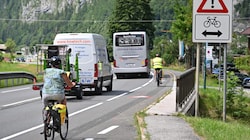 Die B311 im Salzburger Pinzgau. 