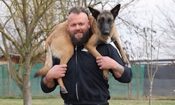 Die vier Hunde (nicht am Bild) sind jetzt bei Trainer und Polizist Georg Resch.