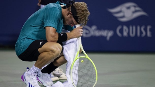 Alejandro Davidovich Fokina war nach dem bitteren Finale komplett am Boden.