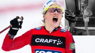 Therese Johaug im Babyglück