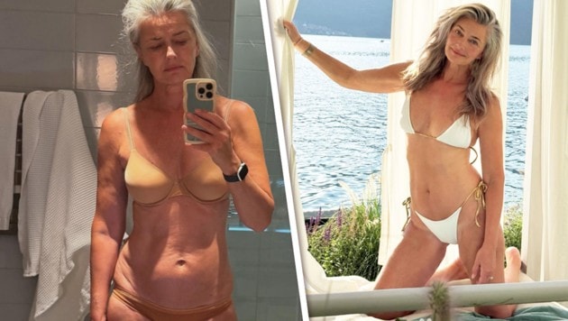 „Ja, das ist 60!“ – Supermodel Paulina Porizkova zieht sich im Netz (fast) aus und sagt dem ...