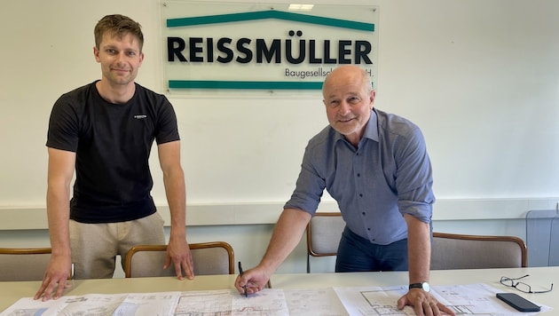 Teamleiter Clemens Naber und Geschäftsführer Richard Grün.