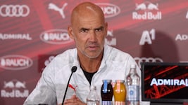 Red Bull Salzburgs Trainer Thomas Letsch sprach vor dem Spiel gegen den SK Brann auch über John ...