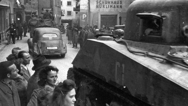 Anfang Mai 1945 wurde die Alpenstadt kampflos an die französischen und marokkanischen ...