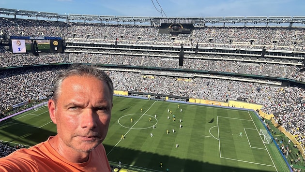 Die „Krone“ im Met Life Stadium in New York.