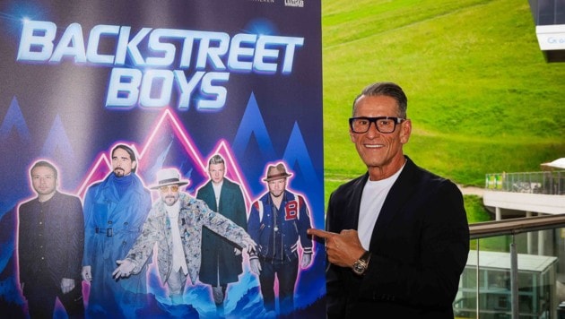 Klaus Leutgeb freut sich schon auf den Dreierpack der Backstreet Boys in Schladming.