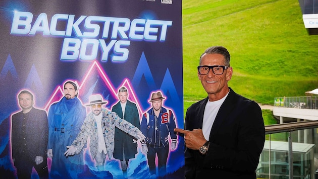 Klaus Leutgeb freut sich schon auf den Dreierpack der Backstreet Boys in Schladming.