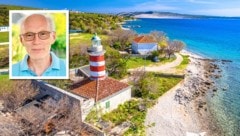 Roland P. (Bild oben links) verließ sein Ferienhaus auf Krk, seine Familie sah ihn danach nie ...
