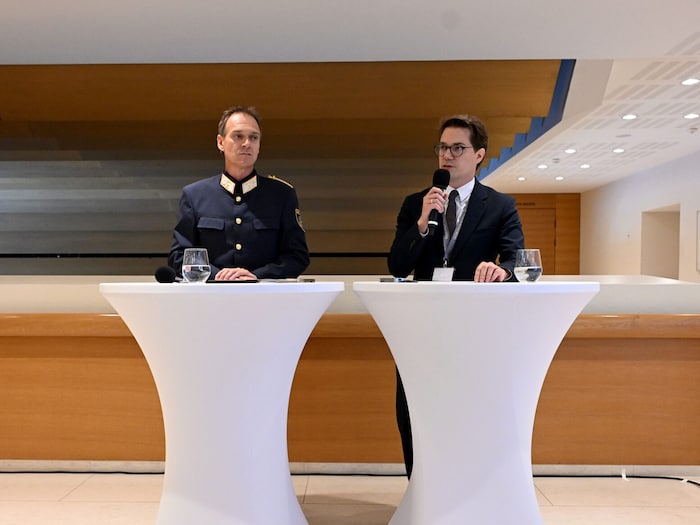 Bernhard Rausch (l.) und Lukas Crepaz