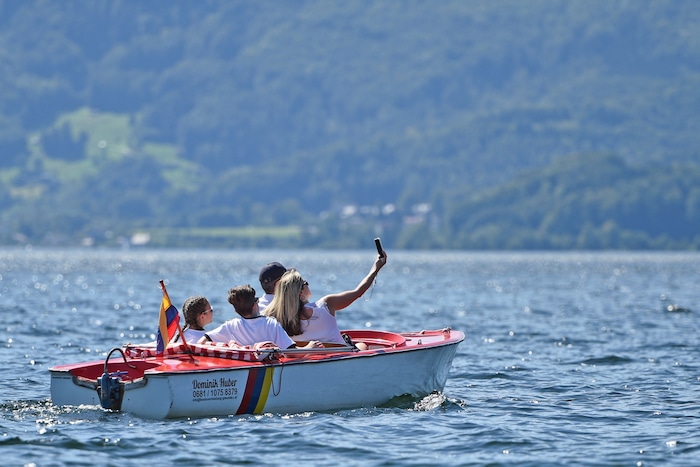 Bootfahren kann man derzeit nur in den wenigen Regenfenstern.