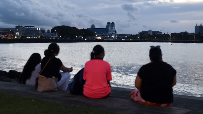 Bewohnerinnen auf dem Inselstaat Samoa