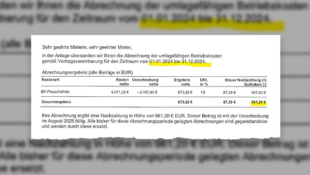 Fast 1000 Euro sind für ein Paar fällig, obwohl es die Kosten nicht verursacht hat.