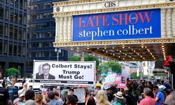 Colberts Show wird im Ed Sullivan Theater aufgezeichnet.