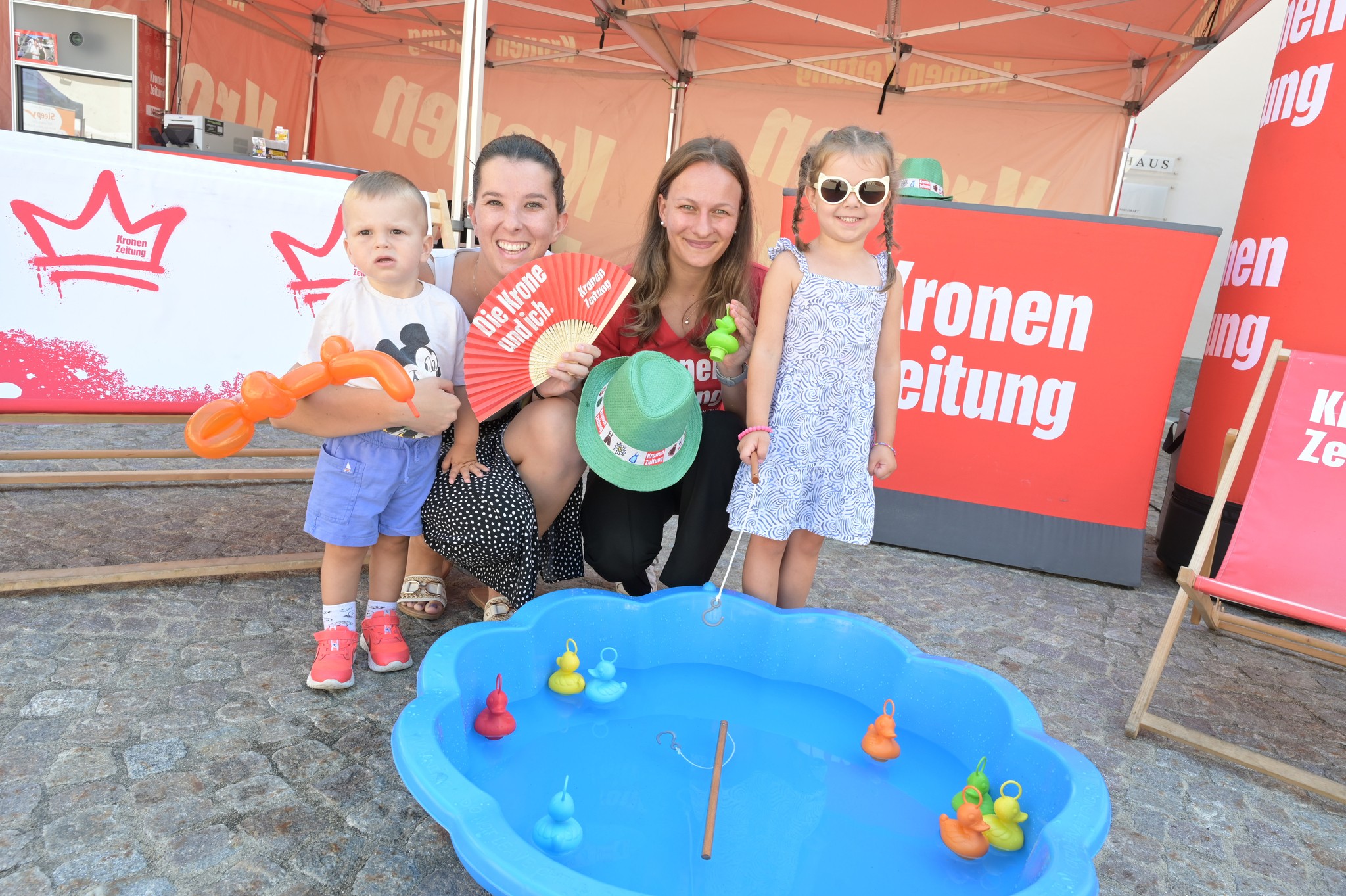 Die „Krone“ ist mit Spiel und Spaß für Kinder auf dem Altstadtzauber.