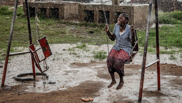 Eine geflüchtete Frau in Burundi