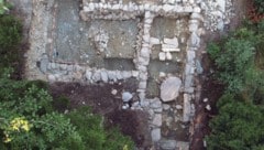 Ein Luftbild der östlichen Räume von Haus I.