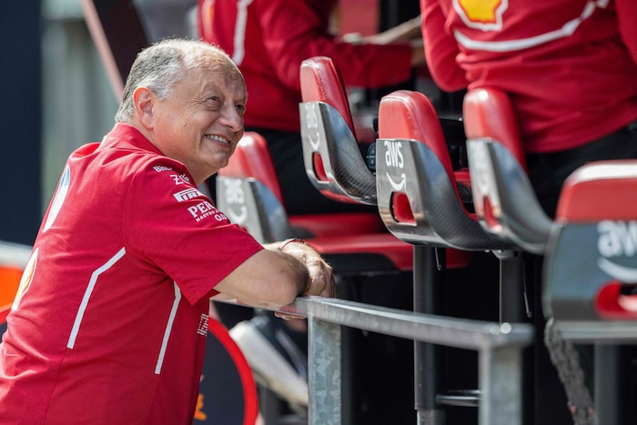 Teamchef Fred Vasseur erhofft sich auch in Ungarn eine Verbesserung des SF-25.