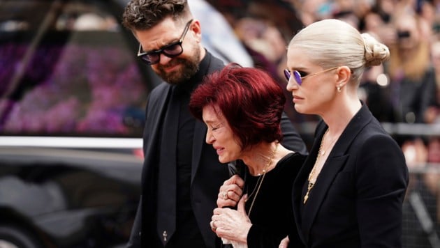 Sharon Osbourne mit ihren Kindern: Kelly und Jack