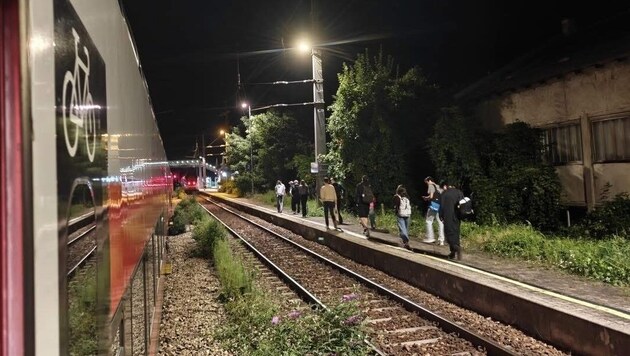Nächtlicher Einsatz in Kritzendorf.