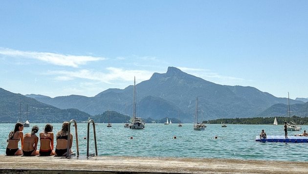 Die BILD-Zeitung schreibt über den Mondsee: „Ein Paradies wie aus dem Bilderbuch...“