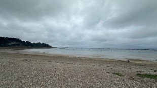 An diesem Strand in der Bretagne wurde Markus Schimpl zum Lebensretter.