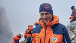 Bergretter wie Bernd Tritscher rücken bei jedem Wetter aus.