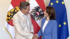 Karoline Edtstadler und Peter Hanke begrüßten die gute Zusammenarbeit beim Thema Verkehr.