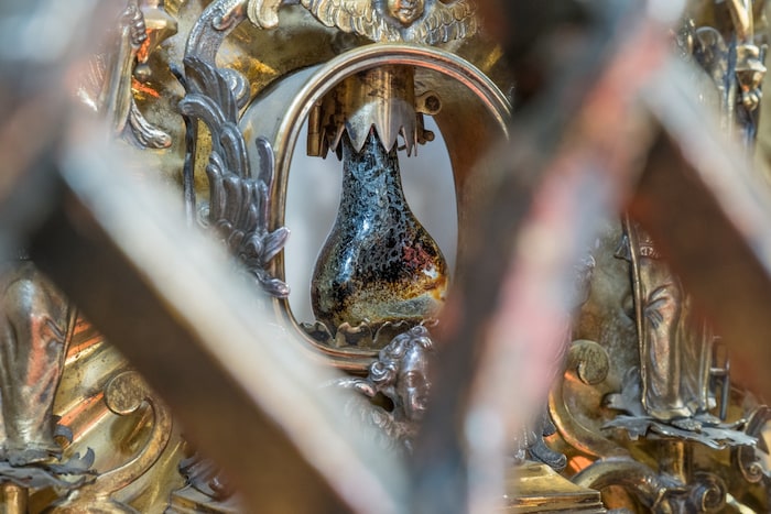 Das Heilige Blut befindet sich im Inneren des Gotteshauses.