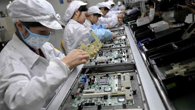 Der Foxconn-Konzern fertigt Hardware für das Who-is-Who der Elektronikbranche – nicht nur Apple ...
