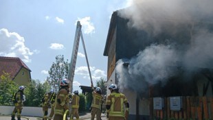 Die Berufsfeuerwehr Graz rückte aus.