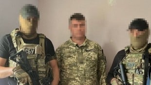 SBU-Offiziere nahmen den Major fest.