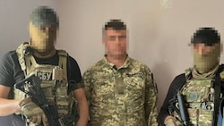 SBU-Offiziere nahmen den Major fest.