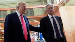 US-Präsident Trump und Fed-Chef Powell trugen ihren Konflikt auch auf offener Bühne aus.