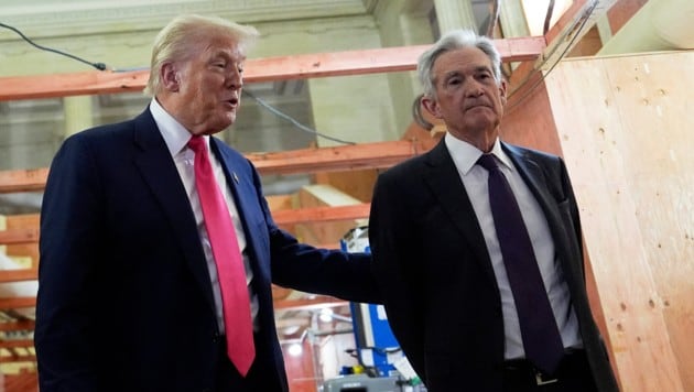 US-Präsident Trump und Fed-Chef Powell trugen ihren Konflikt auch auf offener Bühne aus.