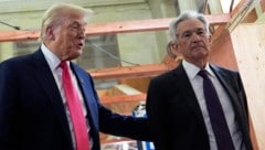 US-Präsident Trump und Fed-Chef Powell trugen ihren Konflikt auch auf offener Bühne aus.
