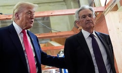 Von links: US-Präsident Donald Trump und Notenbank-Chef Jerome Powell