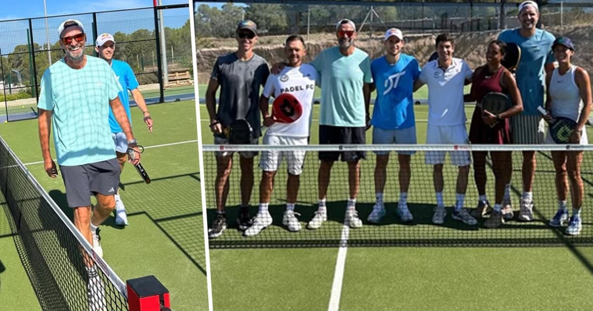 Hier spielt Thiem gleich mit einigen Sport-Idolen