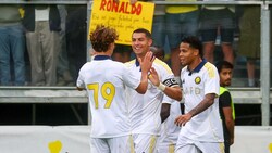 Jubelte in Grödig: Superstar Cristiano Ronaldo.