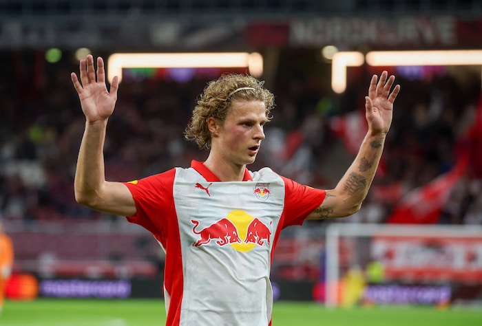 Traf per Freistoß zum 1:1: Maurits Kjaergaard.