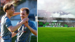 Seekirchen (Leitenstorfer li. und Chudoba) gastiert gleich in der ersten Runde bei Wacker ...