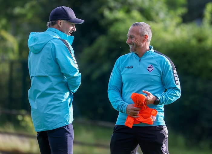 Mit Trainer Christian Schaider ist Kirchler in ständigem Austausch.