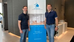 Wir-Gefühl: Matthias Hofmann, Assistent der Projektleitung, und Chef Claus Rechberger.