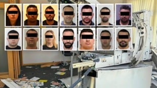 14 Gesichter, 14 Festnahmen: Jene zwölf Männer und zwei Frauen wurden bereits geschnappt. Der ...