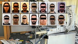 Die Verdächtigen-Galerie der jüngst gefassten 14 Bankomatsprenger