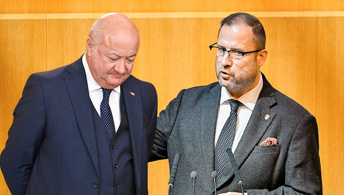 Von der FPÖ kam Ablehnung zu Christian Stockers Aussagen. Der blaue Generalsekretär Christian ...