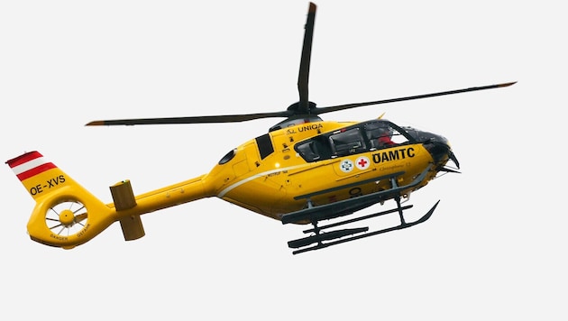 Auch Rettungshubschrauber waren im Einsatz.
