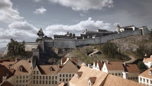 Gut 1000 Arbeitsstunden erforderte die 3D-Rekonstruktion von Graz 1699