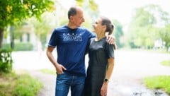 Marathonläuferin Carola Bendl und Politikwissenschafter Peter Filzmaier