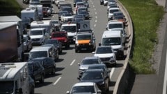 Am Donnerstag staute es auf der A10 wieder.