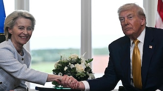 EU-Kommissionschefin Ursula von der Leyen und US-Präsident Donald Trump